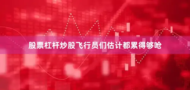 股票杠杆炒股飞行员们估计都累得够呛